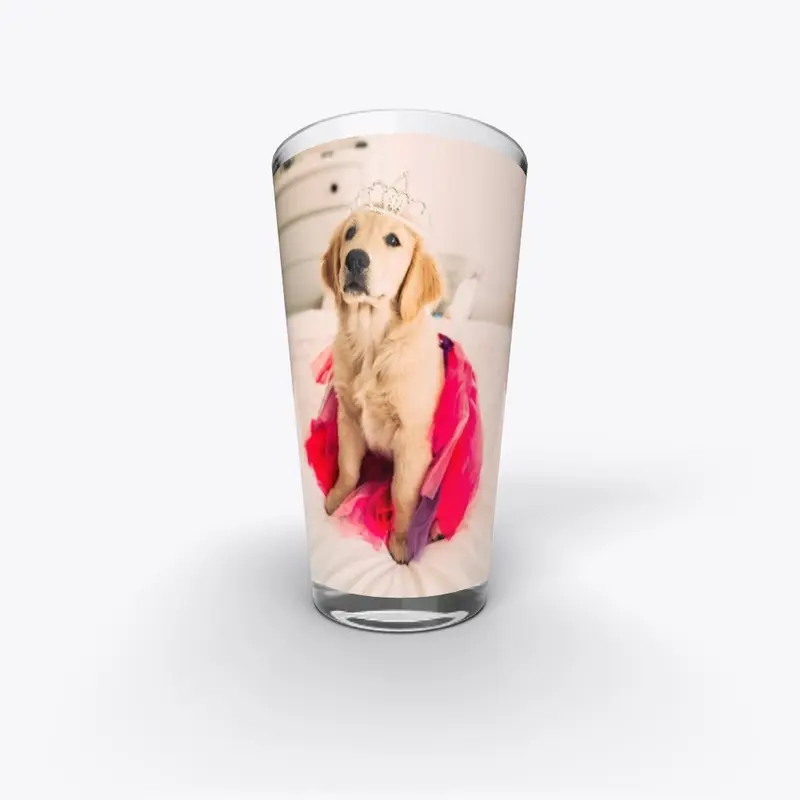 Princess Addie pint glass